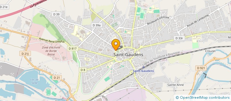 localisation de l'entreprise BARBER FRANCE  SAINT-GAUDENS
