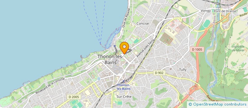 localisation de l'entreprise BARBER HOUSE à THONON-LES-BAINS