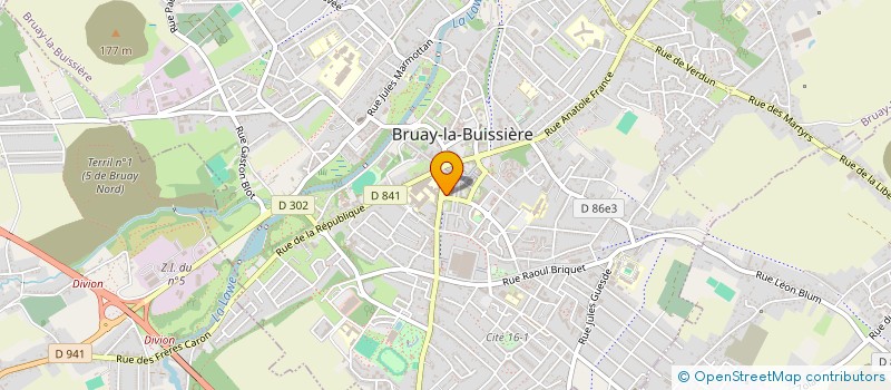 localisation de l'entreprise BARBER HOUSE BRUAY  BRUAY-LA-BUISSIERE