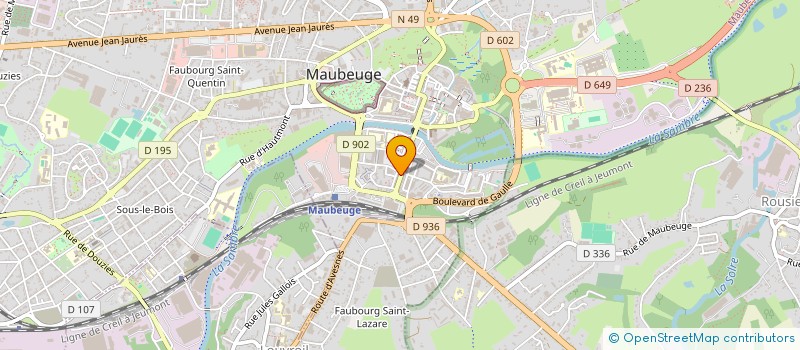 localisation de l'entreprise BARBER KING  MAUBEUGE