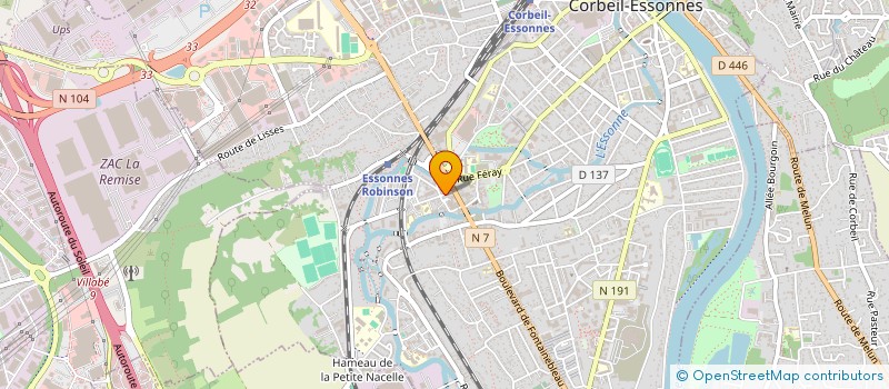 localisation de l'entreprise BARBER LAM à CORBEIL-ESSONNES