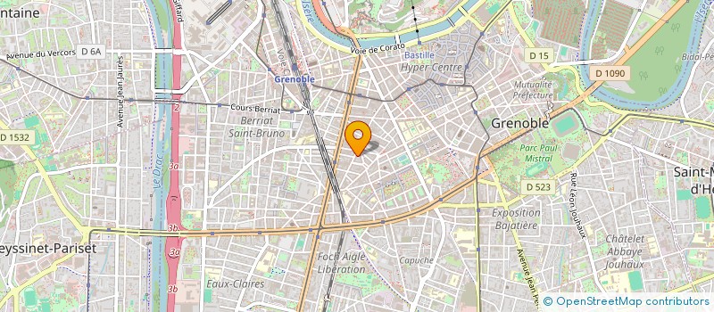 localisation de l'entreprise BARBER ONE COIFFURE  GRENOBLE