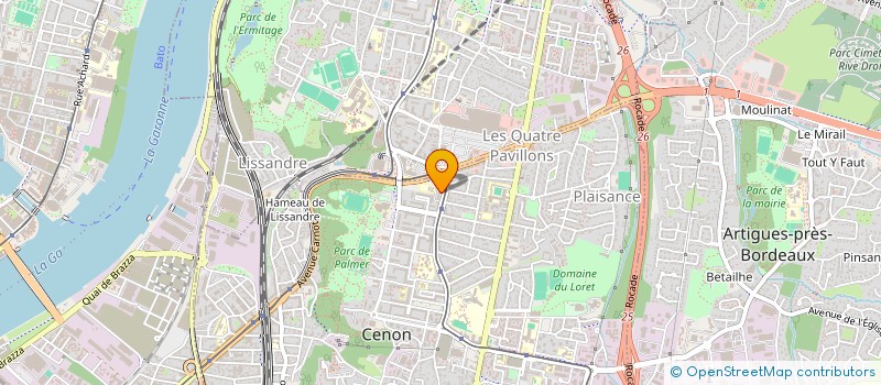 localisation de l'entreprise BARBER PALMER  CENON