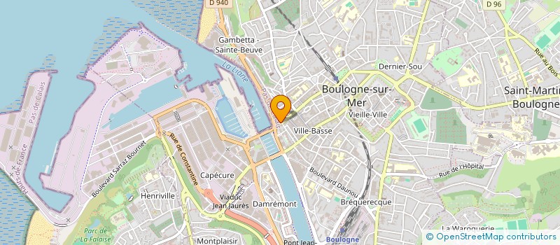 localisation de l'entreprise BARBER PANAME  BOULOGNE-SUR-MER