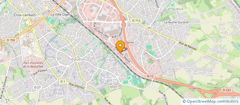 localisation de l'entreprise BARBER-PARK  TREGUEUX