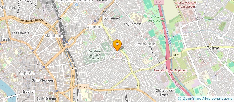 localisation de l'entreprise BARBER'S DEN  TOULOUSE