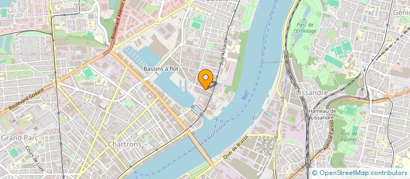 localisation de l'entreprise BARBER'S SALOON  BORDEAUX