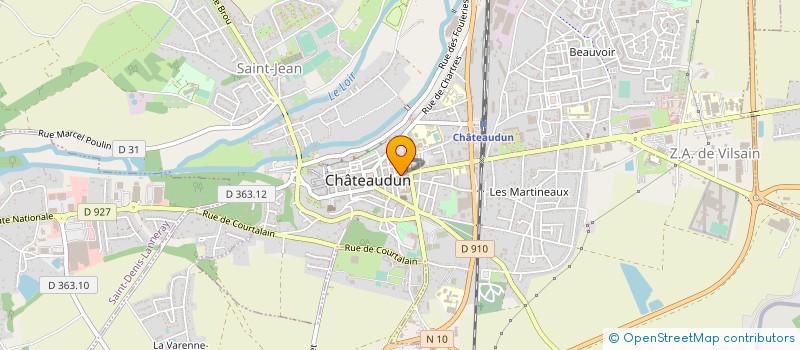 localisation de l'entreprise BARBER'S STREET à CHATEAUDUN