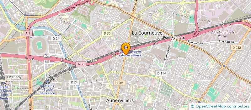 localisation de l'entreprise BARBER SHOP 02 à LA COURNEUVE