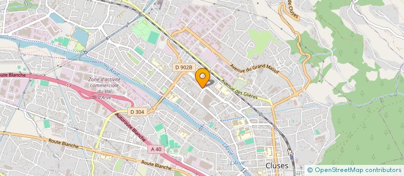 localisation de l'entreprise BARBER SHOP 74  CLUSES