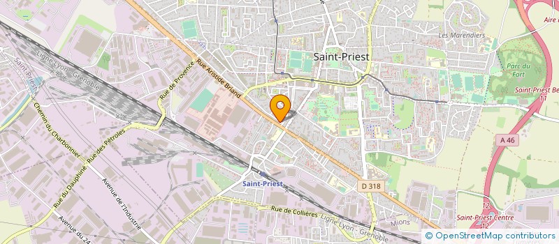 localisation de l'entreprise BARBER SHOP  SAINT-PRIEST