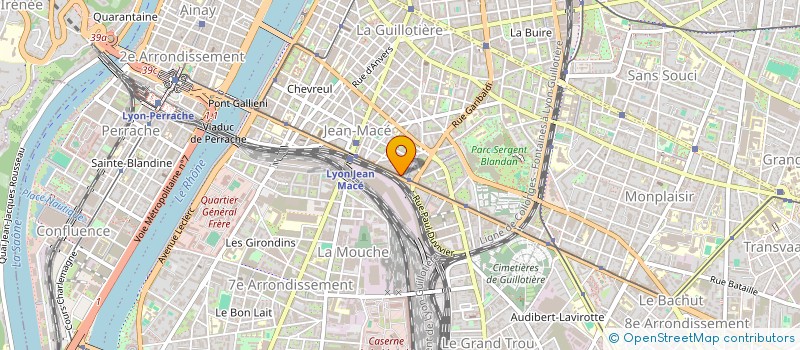 localisation de l'entreprise BARBER SHOP  LYON 8EME