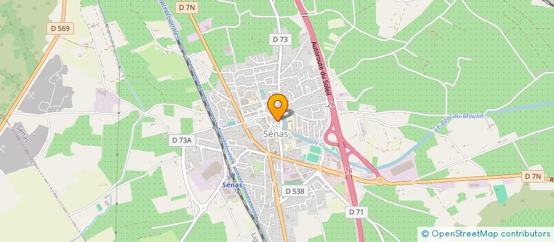 localisation de l'entreprise BARBER SHOP  SENAS