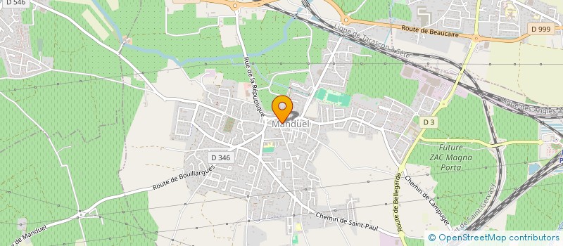 localisation de l'entreprise BARBER SHOP  MANDUEL