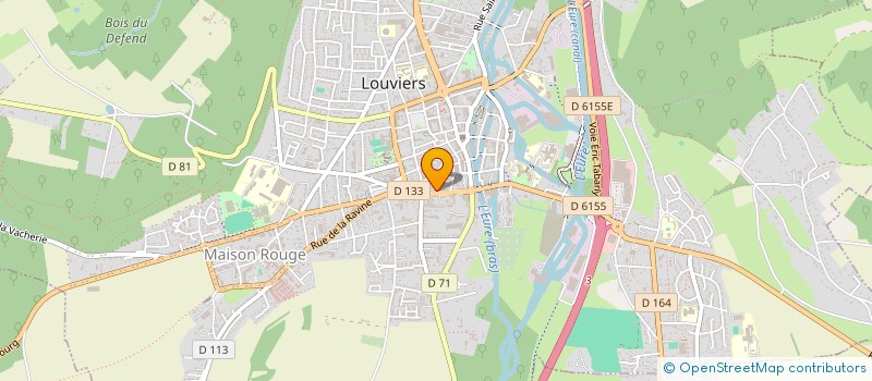 localisation de l'entreprise BARBER SHOP à LOUVIERS