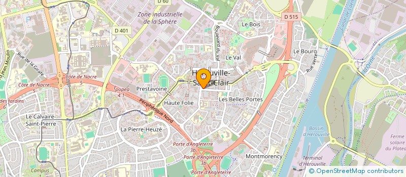 localisation de l'entreprise BARBER SHOP  HEROUVILLE-SAINT-CLAIR