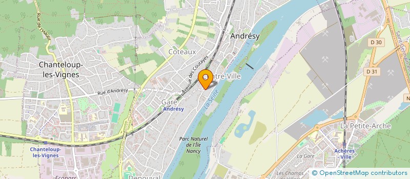 localisation de l'entreprise BARBER SHOP CLV78  CHANTELOUP-LES-VIGNES