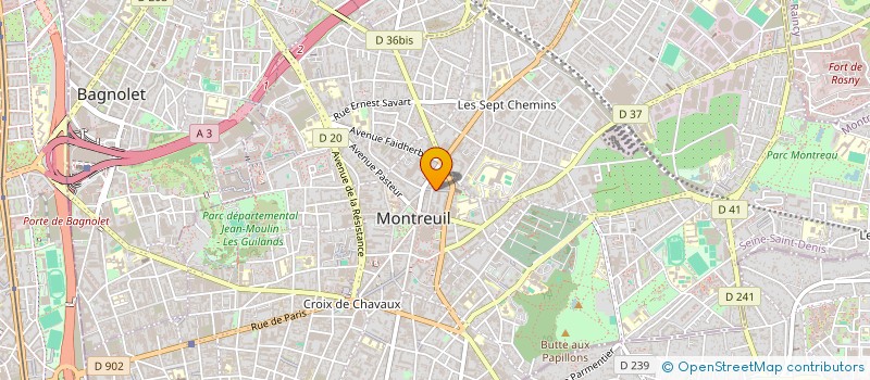 localisation de l'entreprise BARBER SHOP LE STYLE à MONTREUIL