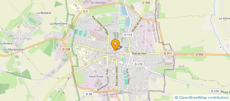 localisation de l'entreprise BARBER SHOP MAMERS  MAMERS