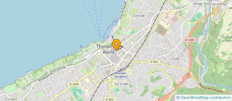 localisation de l'entreprise BARBER SHOP POINT à THONON-LES-BAINS