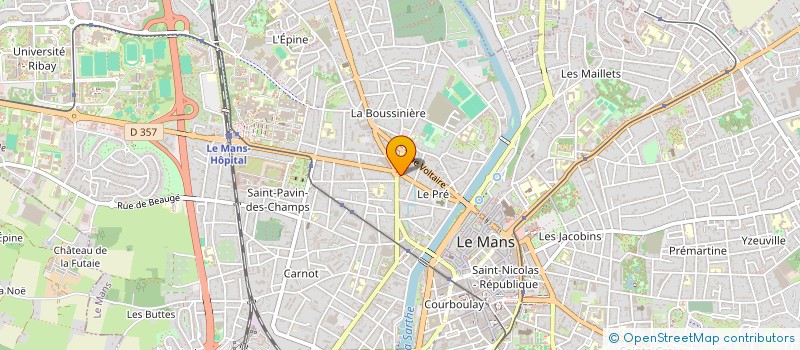 localisation de l'entreprise BARBER SHOP ROYAL  LE MANS