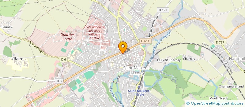 localisation de l'entreprise BARBER SHOP STYLE  SAINT-MAIXENT-L'ECOLE