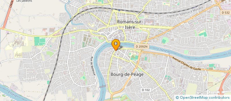 localisation de l'entreprise BARBER SHOP W13 à BOURG-DE-PEAGE