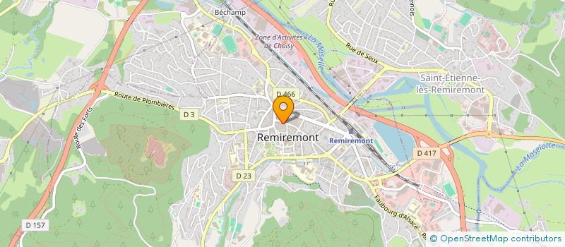 localisation de l'entreprise BARBER SHOP ZK  REMIREMONT