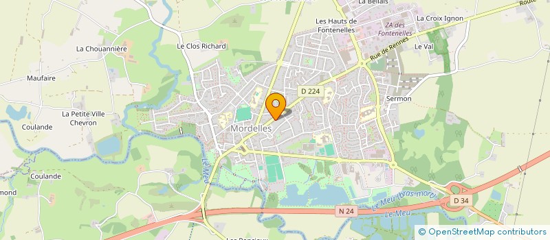 localisation de l'entreprise BARBER SHOWTIME 35  MORDELLES