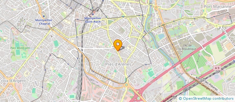 localisation de l'entreprise BARBER SJ à MONTPELLIER