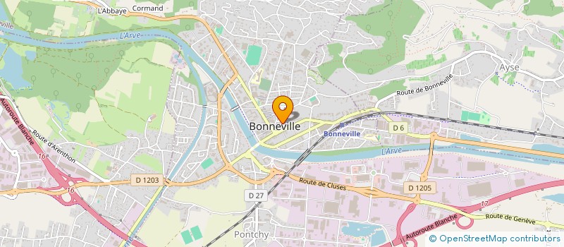 localisation de l'entreprise BARBER STATION  BONNEVILLE