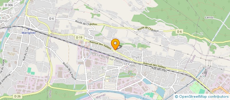 localisation de l'entreprise BARBER STREET  THYEZ