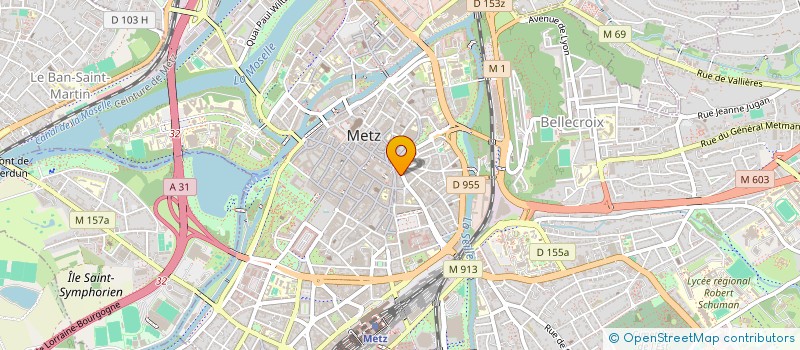 localisation de l'entreprise BARBER STREET METZ  METZ