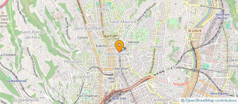 localisation de l'entreprise BARBER STYLE à NICE