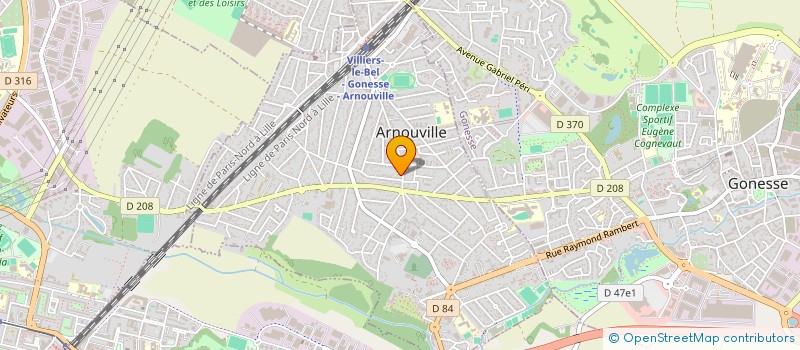 localisation de l'entreprise BARBER STYLE  ARNOUVILLE