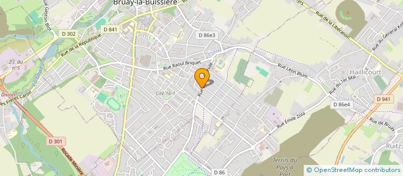 localisation de l'entreprise BARBER YASS  BRUAY-LA-BUISSIERE