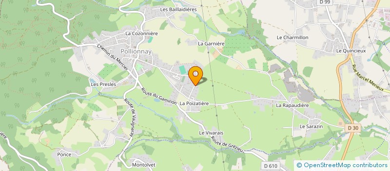 localisation de l'entreprise BARBERAT LOIC à POLLIONNAY