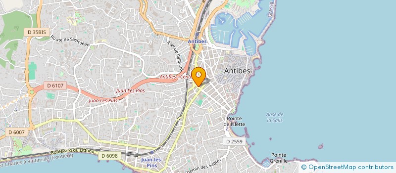 localisation de l'entreprise BARBERIS CAVALLERA VOET ELEC M à ANTIBES