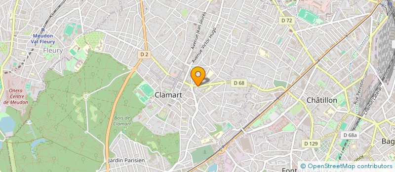localisation de l'entreprise BARBERLAND à CLAMART