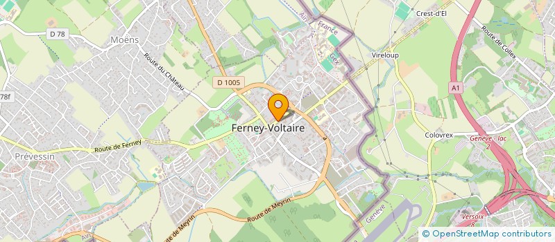localisation de l'entreprise BARBEROUSSE à FERNEY-VOLTAIRE