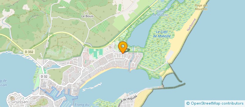 localisation de l'entreprise BARBEROUSSE à GRUISSAN