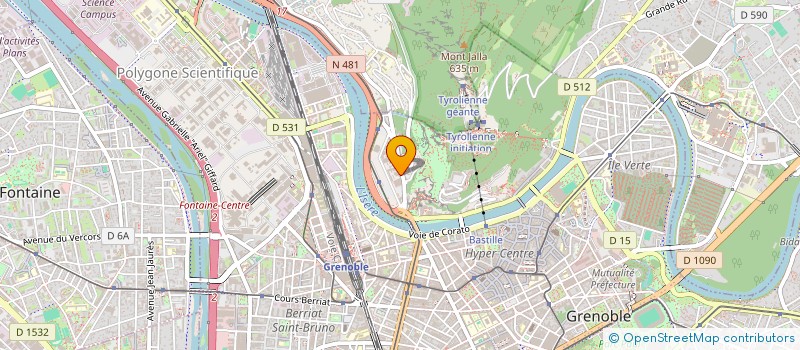 localisation de l'entreprise BARBEROUSSE DEVELOPPEMENT à GRENOBLE