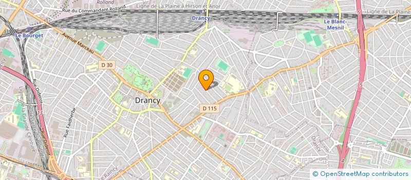 localisation de l'entreprise BARBERSHOP à DRANCY