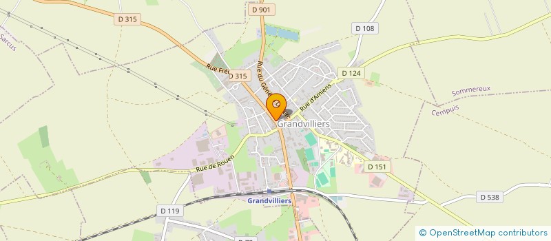 localisation de l'entreprise BARBERSHOP GRANDVILLIERS  GRANDVILLIERS