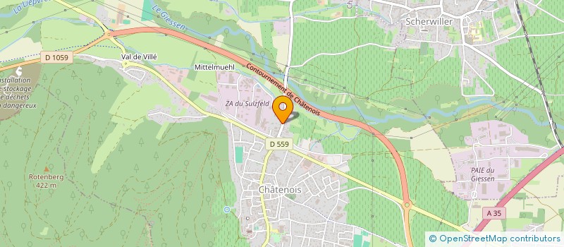 localisation de l'entreprise BARBERSHOP SIGNATURE  CHATENOIS