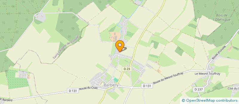 localisation de l'entreprise BARBERY  BARBERY