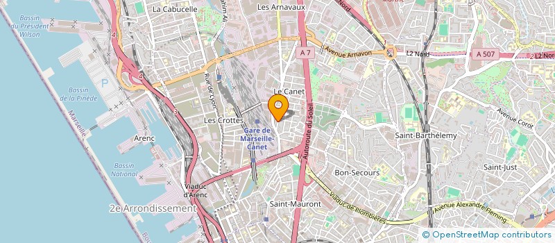 localisation de l'entreprise BARBES à MARSEILLE
