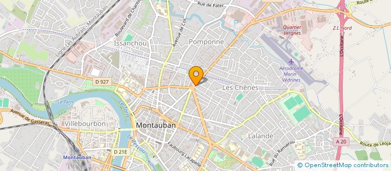 localisation de l'entreprise BARBES ET COUPES  MONTAUBAN