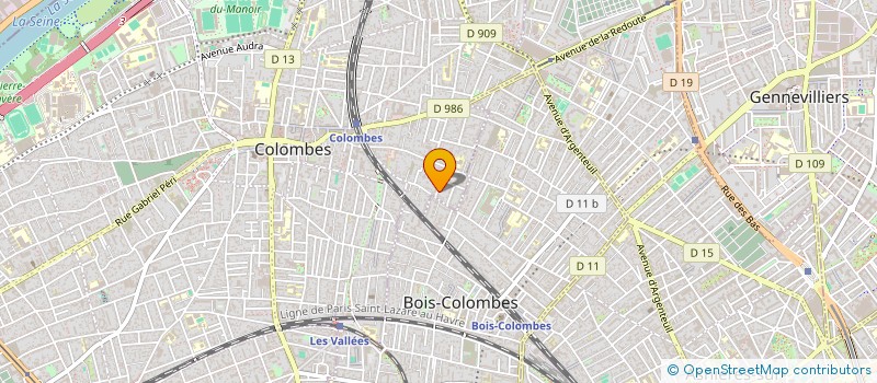 localisation de l'entreprise BARBET DENIS  COLOMBES