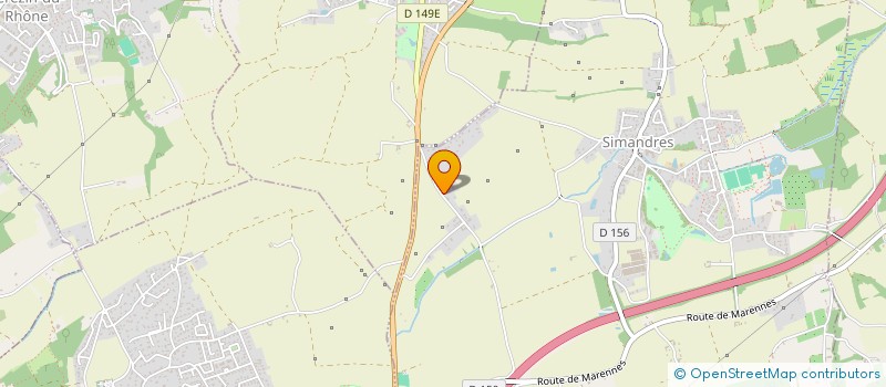 localisation de l'entreprise BARBET MUR  SIMANDRES